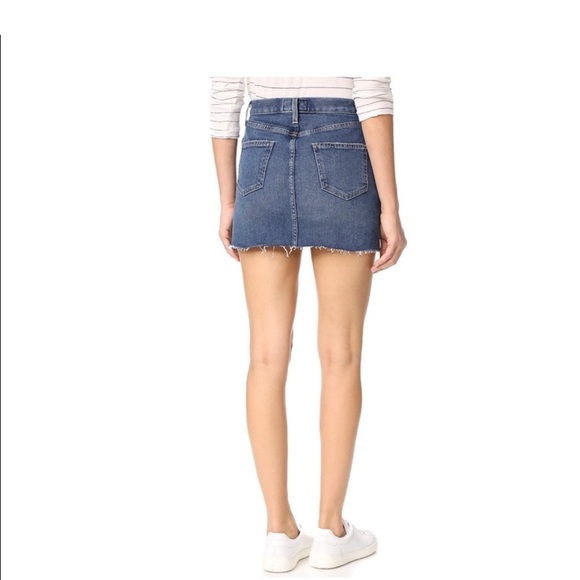 Current/Elliott Reese Mini cut-off skirt - Picture 4 of 9